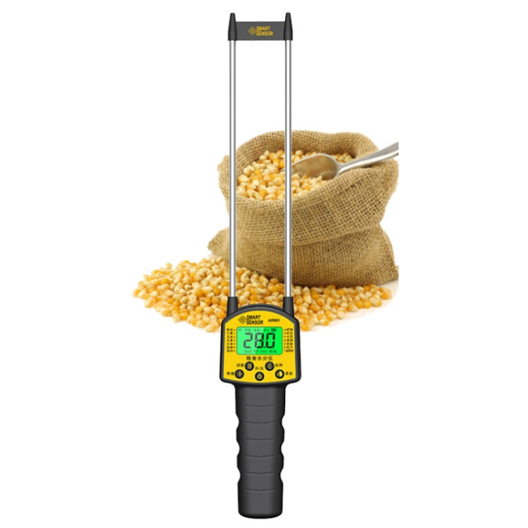 Smart Sensor AR991 Tester del contenuto di umidità del grano con comando vocale Smart Sensor AR991 Tester del contenuto di umidità del grano con comando vocale
